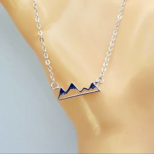 Dainty mountain bracelet.